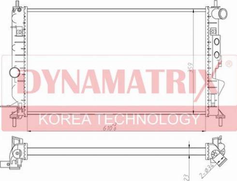 Dynamatrix DR630121 - Radiators, Motora dzesēšanas sistēma ps1.lv