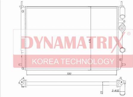 Dynamatrix DR63896A - Radiators, Motora dzesēšanas sistēma ps1.lv