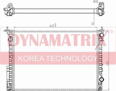 Dynamatrix DR63843A - Radiators, Motora dzesēšanas sistēma ps1.lv