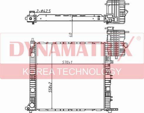 Dynamatrix DR62559A - Radiators, Motora dzesēšanas sistēma ps1.lv