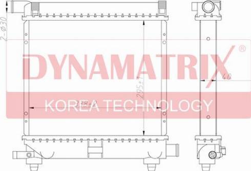 Dynamatrix DR62551 - Radiators, Motora dzesēšanas sistēma ps1.lv