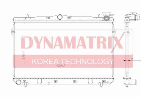 Dynamatrix DR62298 - Radiators, Motora dzesēšanas sistēma ps1.lv