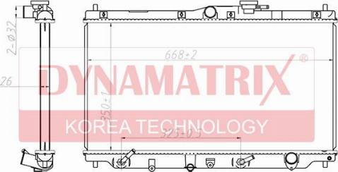 Dynamatrix DR622831 - Radiators, Motora dzesēšanas sistēma ps1.lv