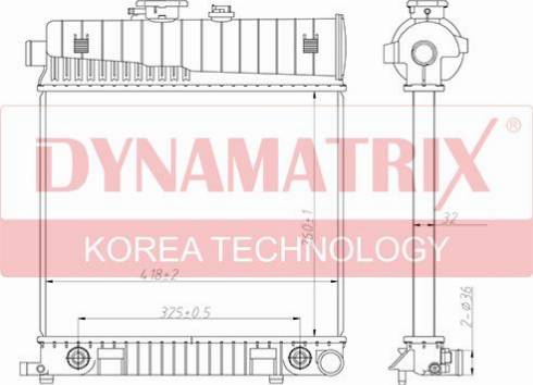 Dynamatrix DR62708A - Radiators, Motora dzesēšanas sistēma ps1.lv