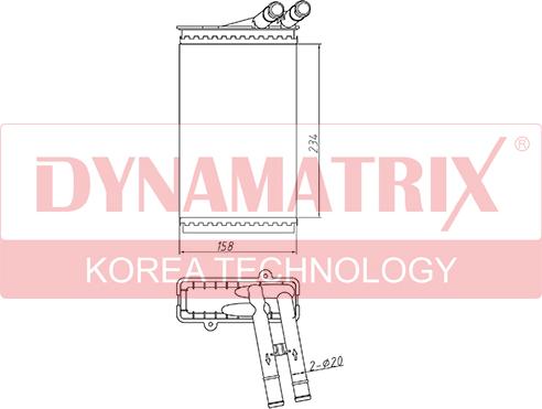 Dynamatrix DR70224 - Siltummainis, Salona apsilde ps1.lv