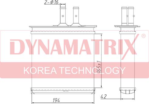 Dynamatrix DR71442 - Siltummainis, Salona apsilde ps1.lv