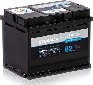 Dynamax 635518 - Startera akumulatoru baterija ps1.lv