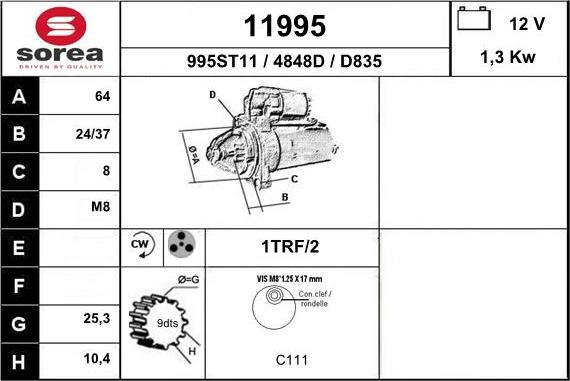 EAI 11995 - Starteris ps1.lv