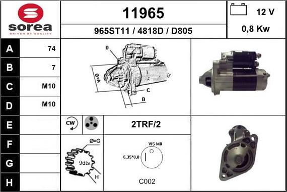 EAI 11965 - Starteris ps1.lv