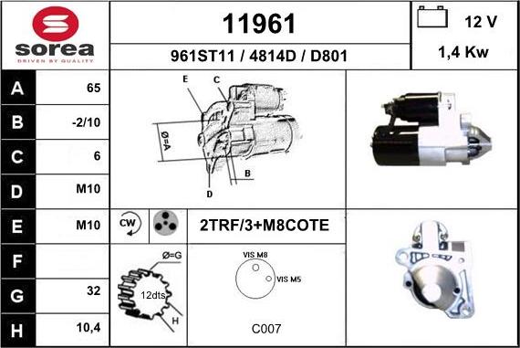 EAI 11961 - Starteris ps1.lv