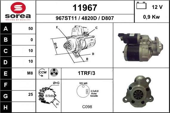 EAI 11967 - Starteris ps1.lv