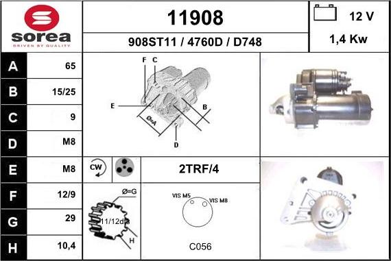 EAI 11908 - Starteris ps1.lv