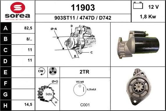 EAI 11903 - Starteris ps1.lv