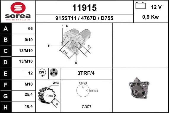 EAI 11915 - Starteris ps1.lv