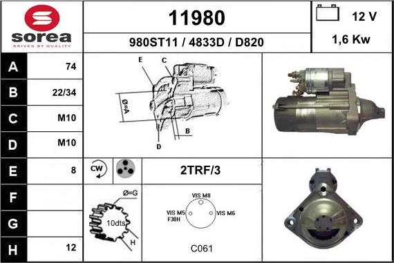 EAI 11980 - Starteris ps1.lv