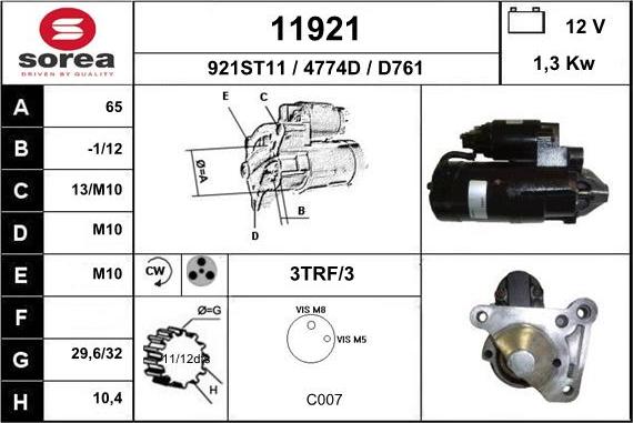 EAI 11921 - Starteris ps1.lv