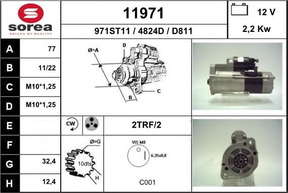 EAI 11971 - Starteris ps1.lv