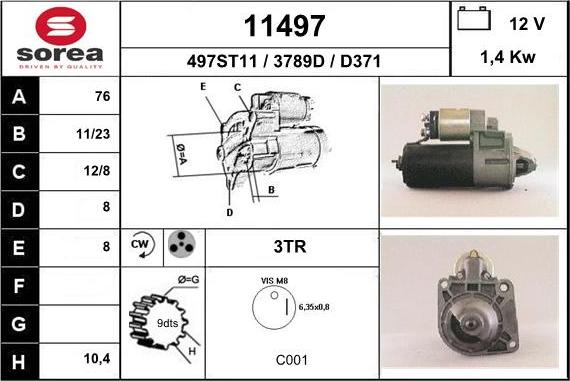 EAI 11497 - Starteris ps1.lv