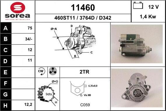 EAI 11460 - Starteris ps1.lv