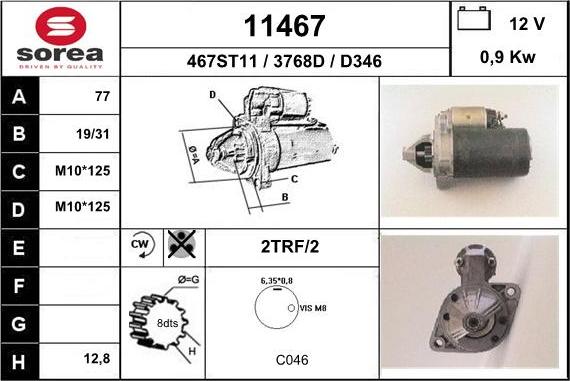 EAI 11467 - Starteris ps1.lv