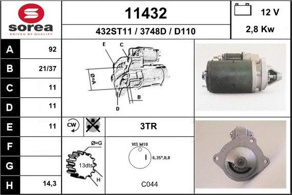 EAI 11432 - Starteris ps1.lv