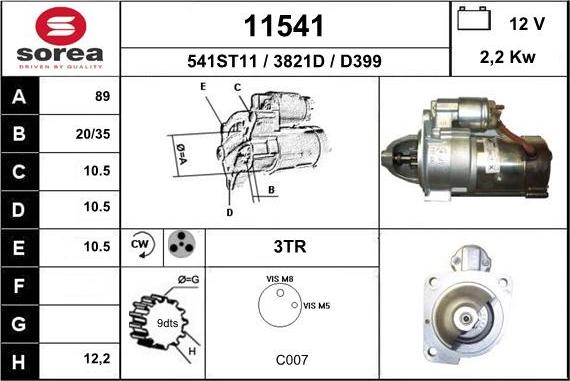 EAI 11541 - Starteris ps1.lv