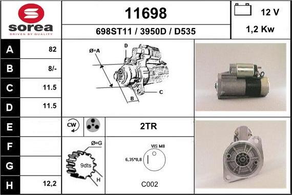 EAI 11698 - Starteris ps1.lv