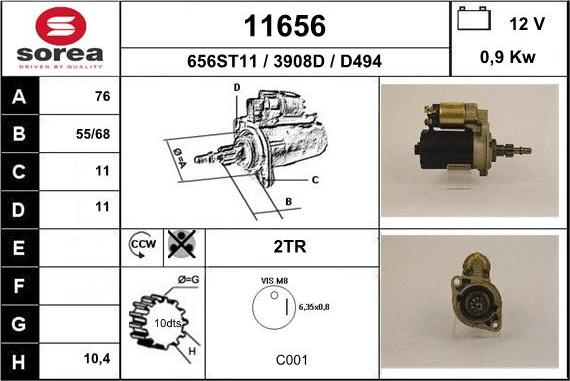 EAI 11656 - Starteris ps1.lv