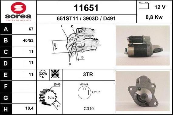 EAI 11651 - Starteris ps1.lv