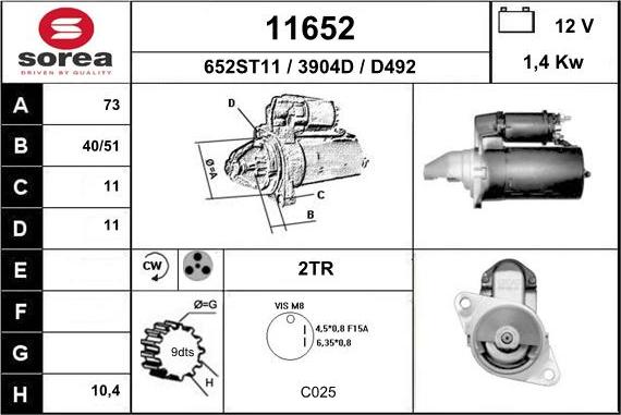 EAI 11652 - Starteris ps1.lv