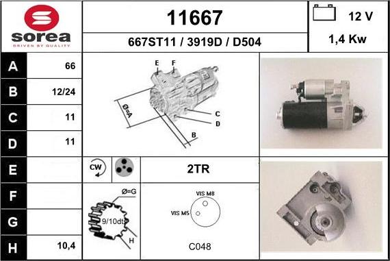 EAI 11667 - Starteris ps1.lv