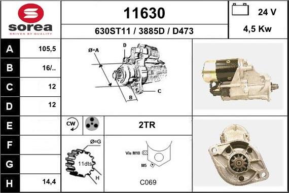 EAI 11630 - Starteris ps1.lv