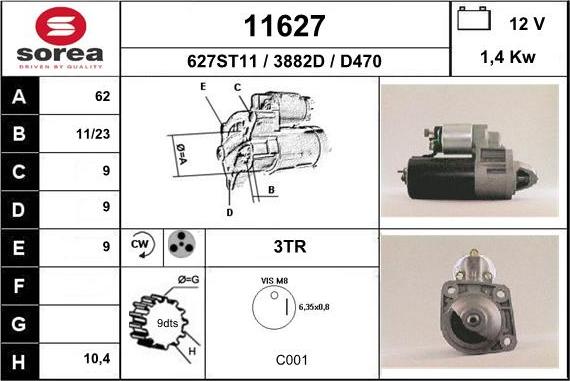 EAI 11627 - Starteris ps1.lv