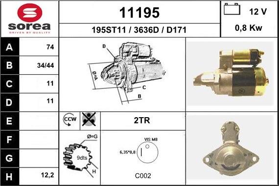 EAI 11195 - Starteris ps1.lv