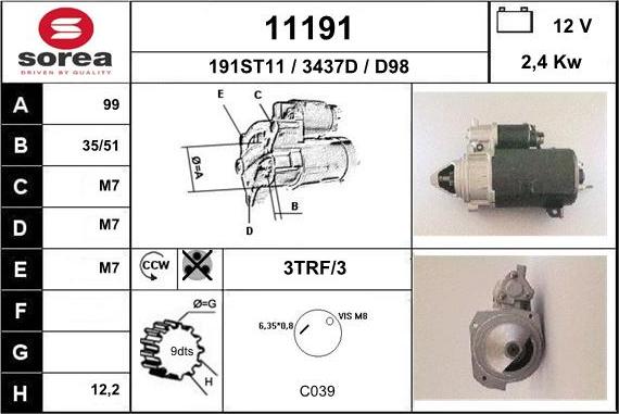 EAI 11191 - Starteris ps1.lv