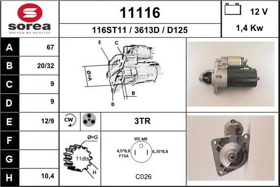 EAI 11116 - Starteris ps1.lv