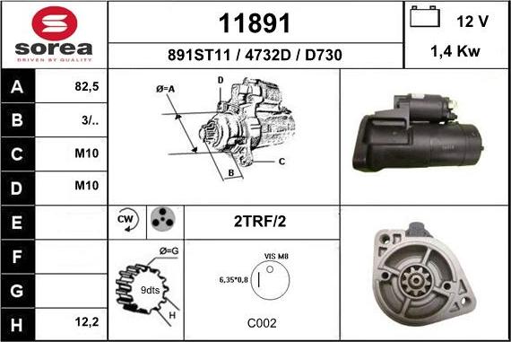 EAI 11891 - Starteris ps1.lv