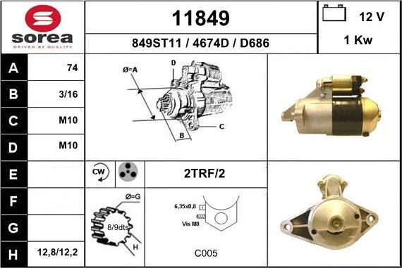 EAI 11849 - Starteris ps1.lv