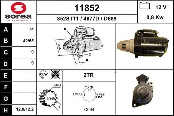 EAI 11852 - Starteris ps1.lv