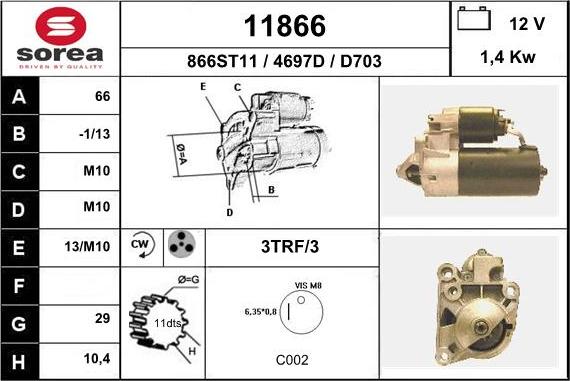 EAI 11866 - Starteris ps1.lv