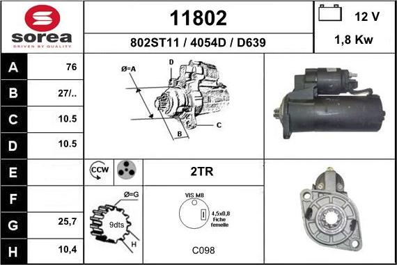 EAI 11802 - Starteris ps1.lv