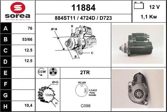 EAI 11884 - Starteris ps1.lv