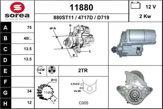 EAI 11880 - Starteris ps1.lv