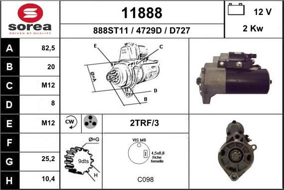 EAI 11888 - Starteris ps1.lv