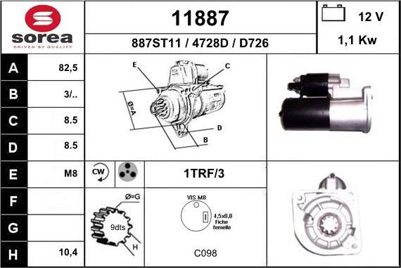 EAI 11887 - Starteris ps1.lv