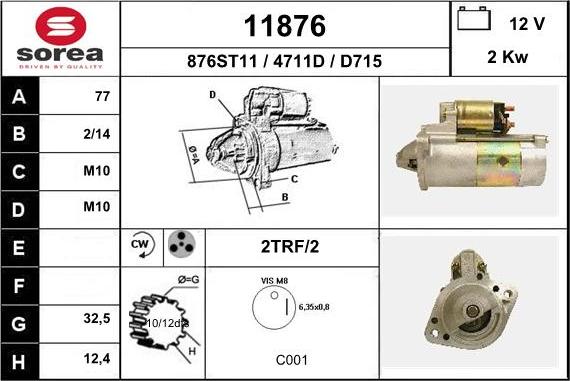 EAI 11876 - Starteris ps1.lv