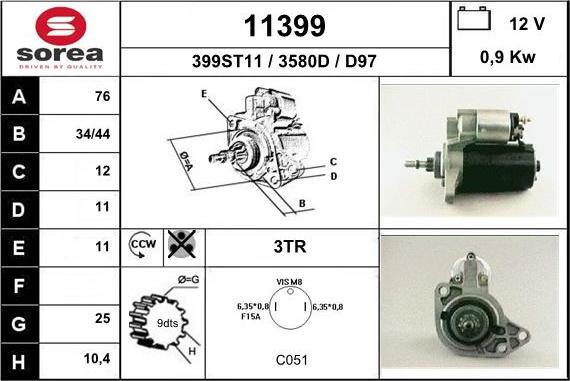 EAI 11399 - Starteris ps1.lv