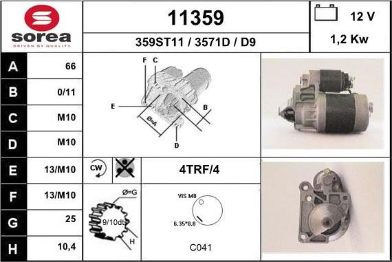 EAI 11359 - Starteris ps1.lv