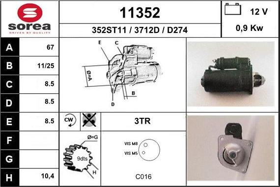 EAI 11352 - Starteris ps1.lv