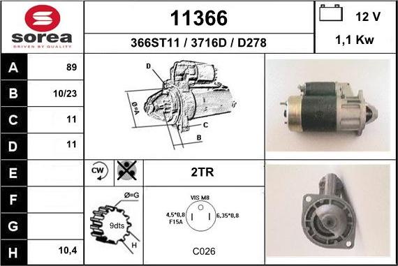 EAI 11366 - Starteris ps1.lv